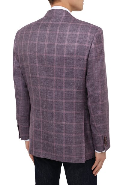 Пиджак из шерсти и шелка BRIONI, арт. RGH00N/P0A5E/PARLAMENT0, фото 4