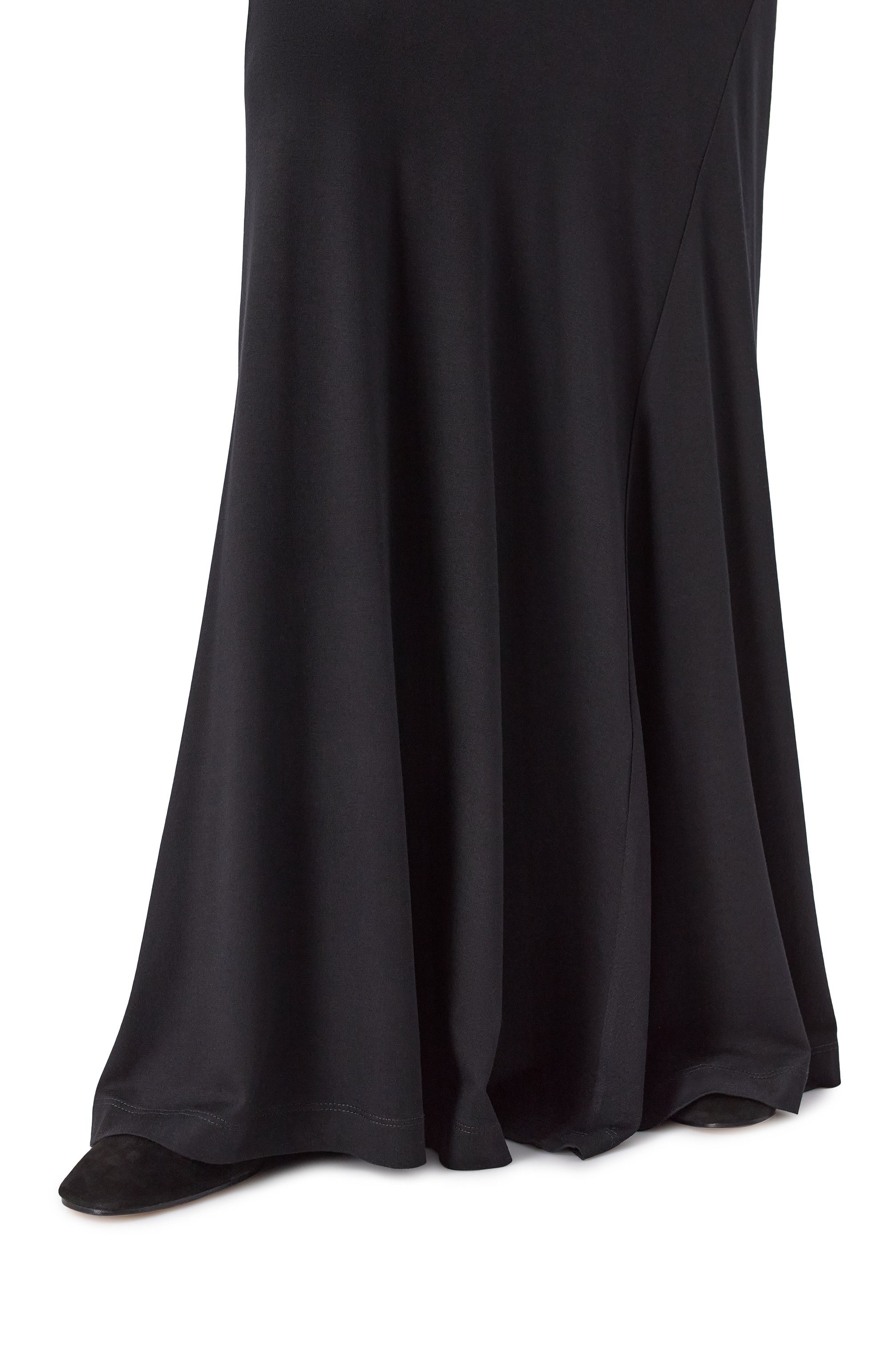 Юбка из вискозы EDOMO черного цвета по цене 16900 руб., арт. S005004FW2425, фото 5 Юбка из вискозы EDOMO, арт. S005004FW2425, фото 5