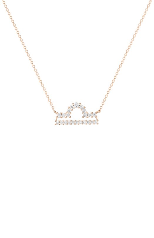 Кулон Zodiac - весы Mercury MP29205/RG Бесцветный  MP29205/RG Фото 2