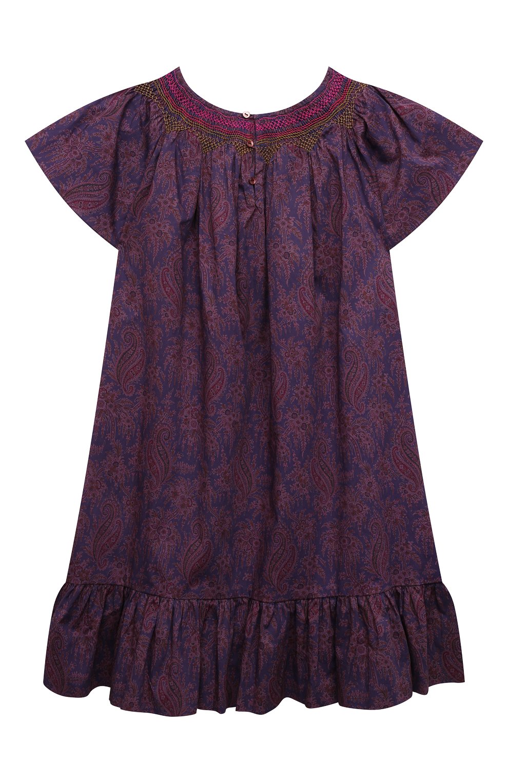 Хлопковое платье BONPOINT, арт. W01GDRWO2801(653A)_866178, фото 2