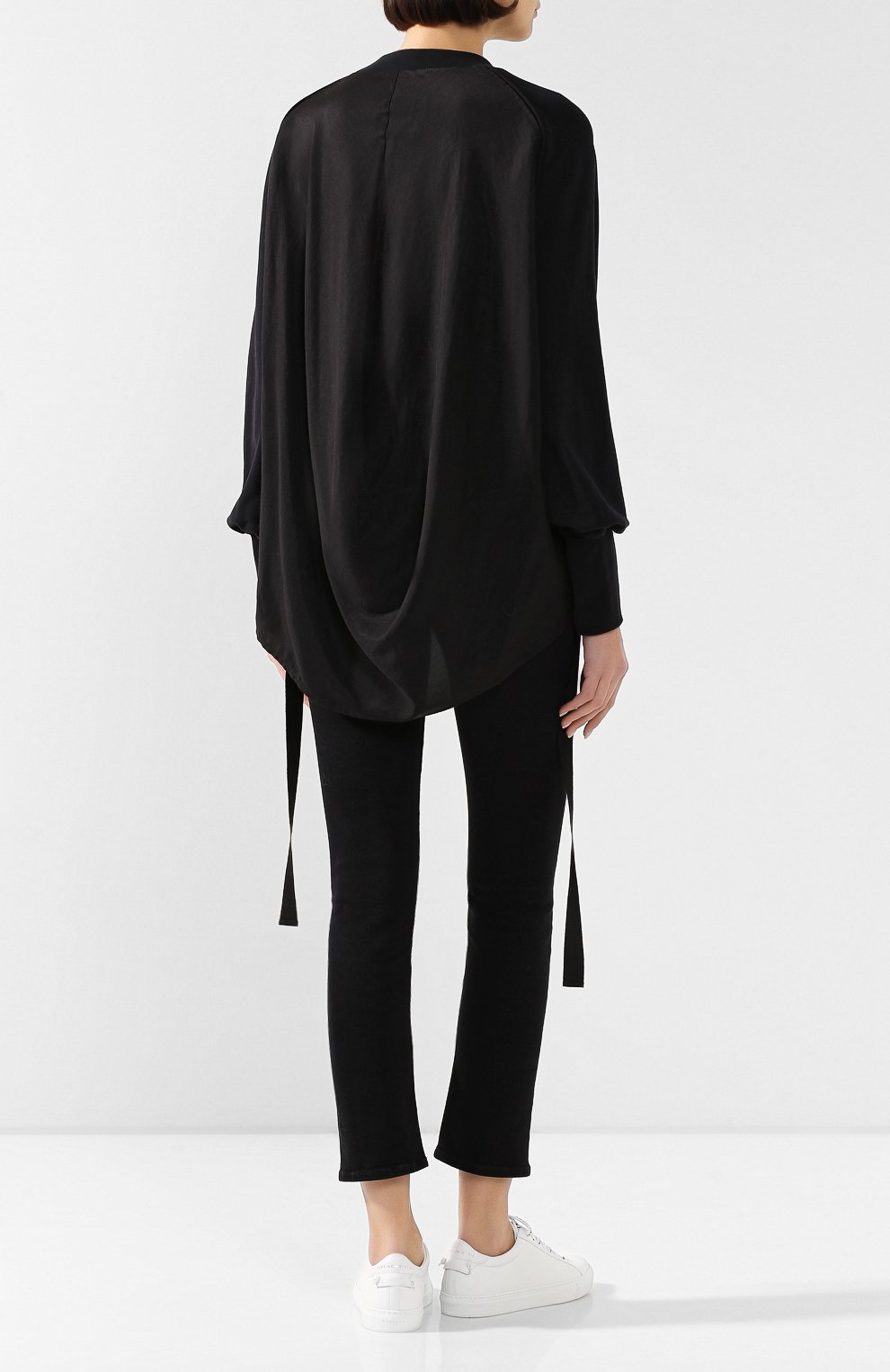 Хлопковый свитшот ANN DEMEULEMEESTER черного цвета по цене 52950 руб., арт. 1902-2419-P-225-099, фото 4 Хлопковый свитшот ANN DEMEULEMEESTER, арт. 1902-2419-P-225-099, фото 4