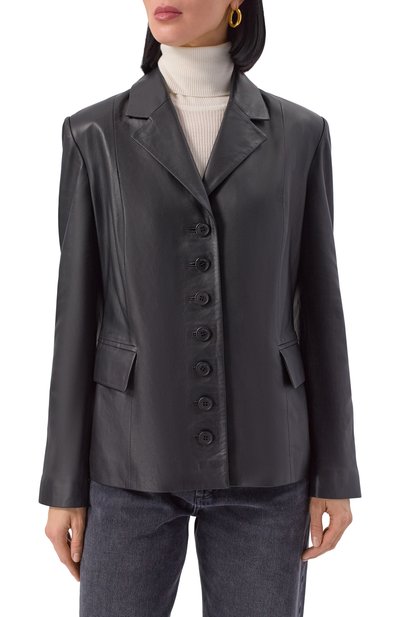 Кожаный жакет ZEYNEP ARCAY, арт. FW25JK15, фото 3