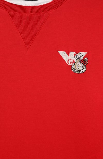 Футболка из лиоцелла и хлопка EMPORIO ARMANI, арт. EB000267/AF10127, фото 3