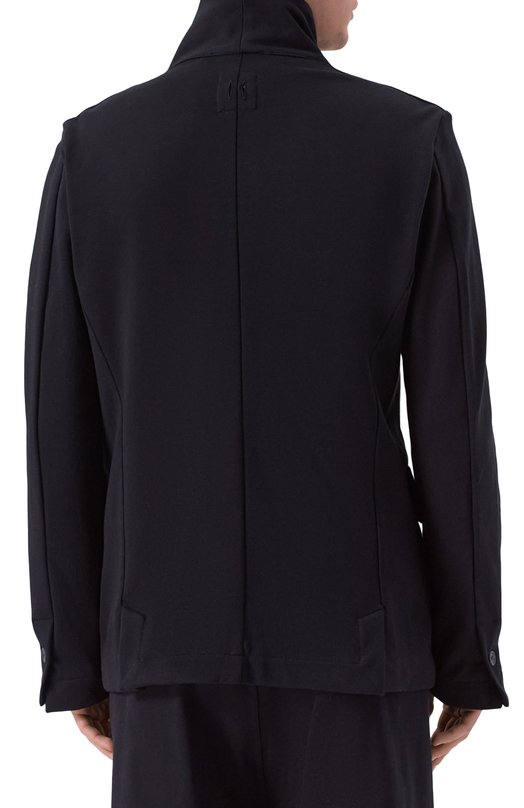 Хлопковый пиджак Hannes Roether J0S32EF.286 Чёрный  J0S32EF.286 Фото 4