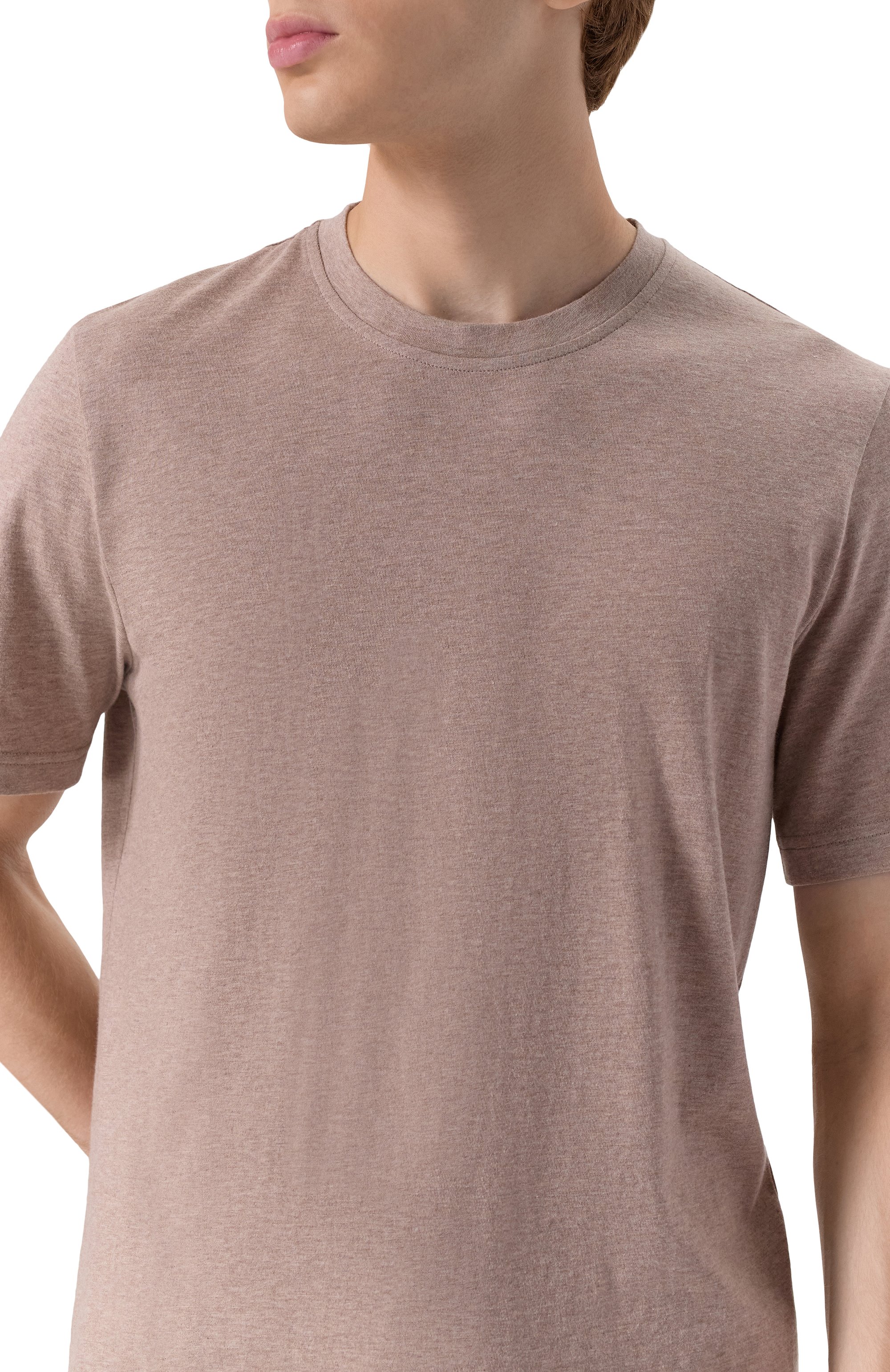 Футболка из хлопка и кашемира CAPOBIANCO, арт. 19M660.WS00., фото 5