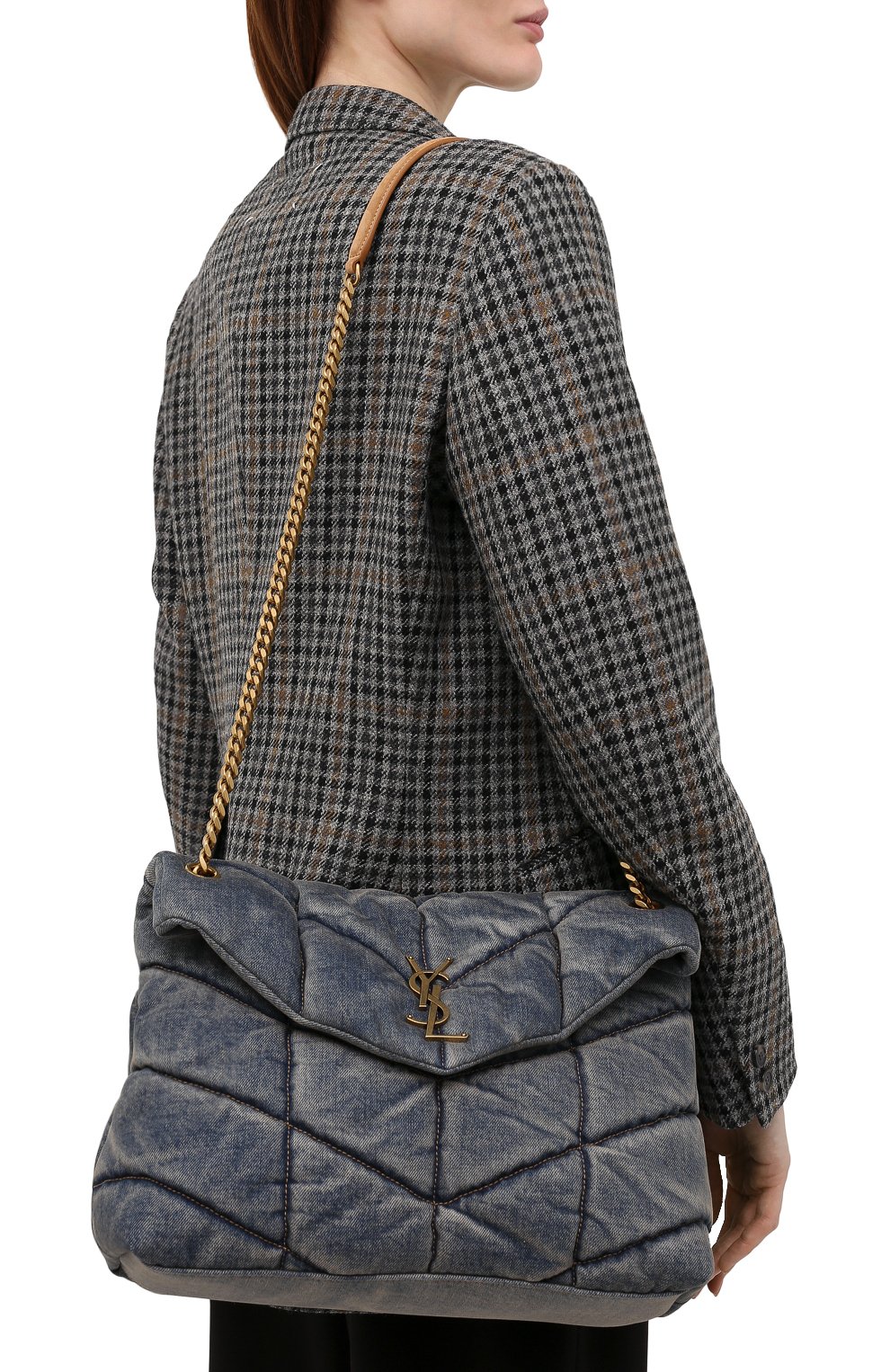 Сумка puffer loulou medium SAINT LAURENT, арт. 577475/2PT67, фото 5