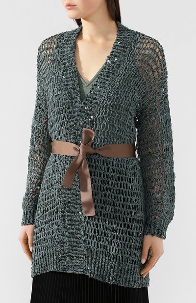 Вязаный кардиган BRUNELLO CUCINELLI, арт. M4C310306, фото 3