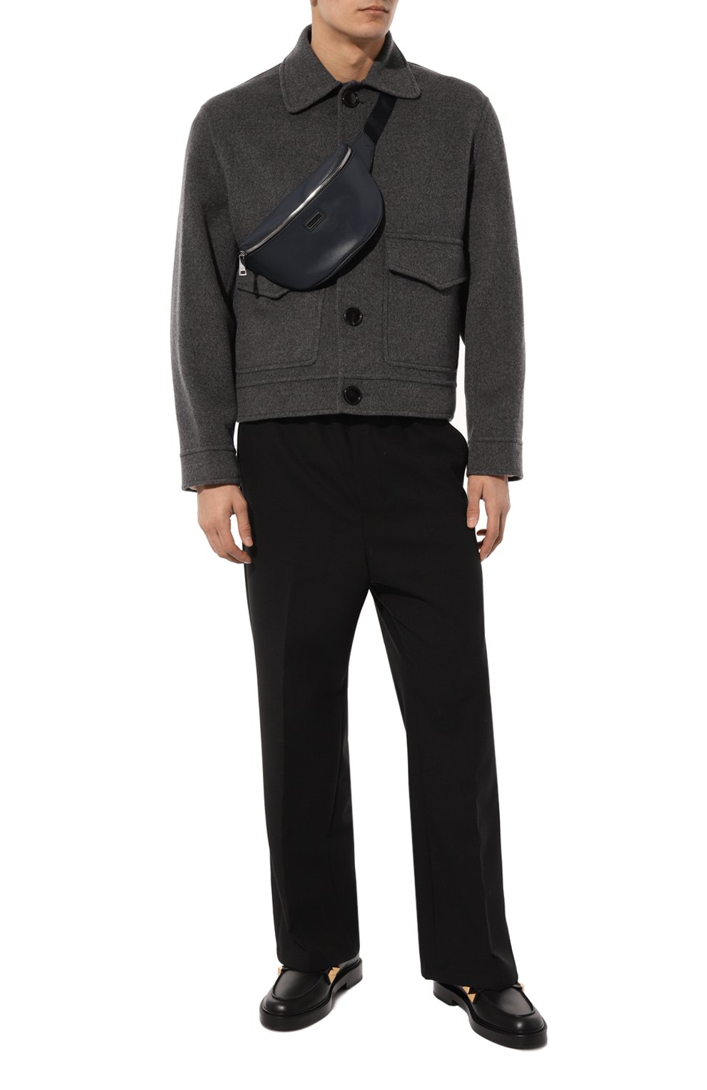 Кожаная поясная сумка PAUL&SHARK, арт. 24418106, фото 7