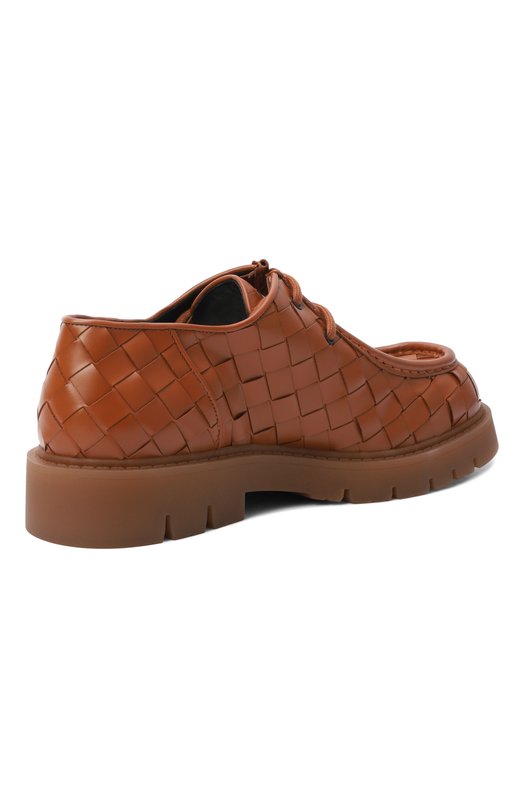 Кожаные ботинки Haddock Bottega Veneta 776576/V2WT2 Коричневый  776576/V2WT2 Фото 4