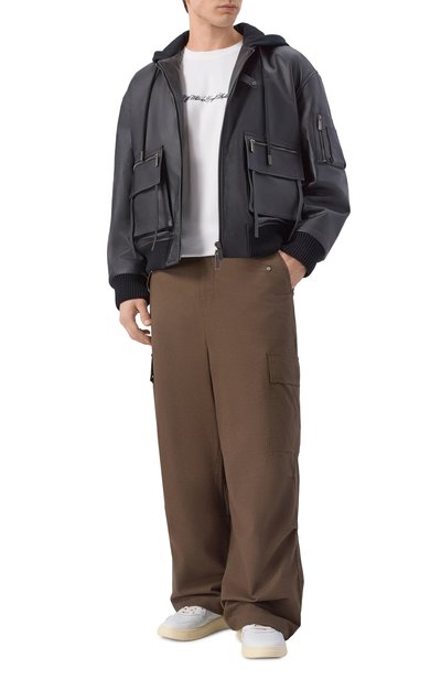 Хлопковая футболка OFF-WHITE, арт. 0MAA027S26JER002, фото 2