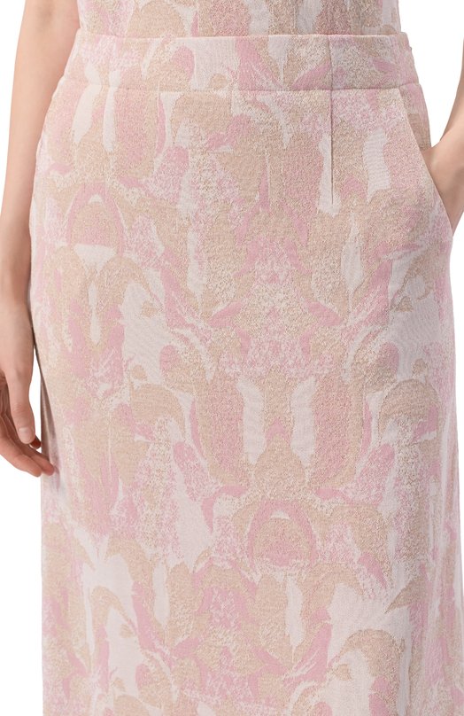 Юбка из шелка и вискозы Freeage S26.SK127M.6079.601 Розовый  S26.SK127M.6079.601 Фото 5