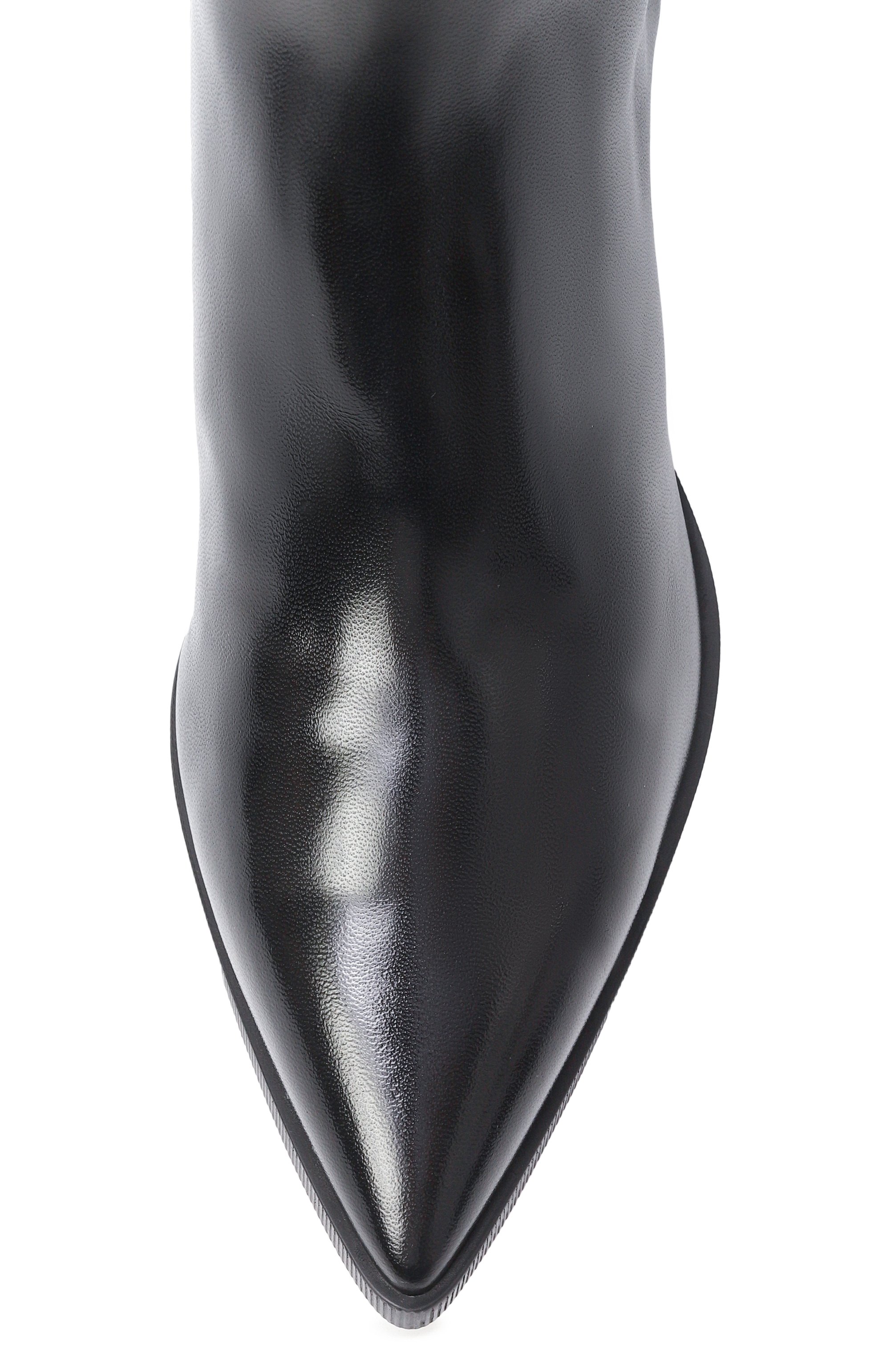 Кожаные сапоги SANTONI черного цвета по цене 162000 руб., арт. WSEG71881PC4HVGB, фото 6 Кожаные сапоги SANTONI, арт. WSEG71881PC4HVGB, фото 6