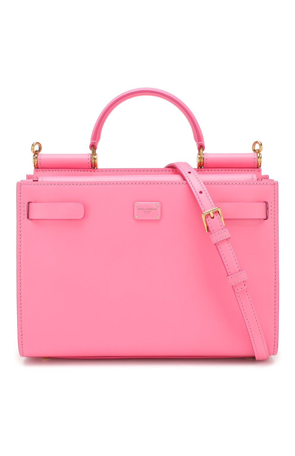 Сумка sicily 62 small DOLCE & GABBANA розового цвета по цене 234000 руб., арт. BB6625/AV385, фото 6 Сумка sicily 62 small DOLCE & GABBANA, арт. BB6625/AV385, фото 6