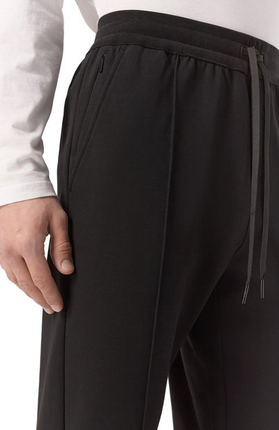 Хлопковые джоггеры DUNO черного цвета по цене 24450 руб., арт. CL0NE/LISS0NE, фото 5 Хлопковые джоггеры DUNO, арт. CL0NE/LISS0NE, фото 5