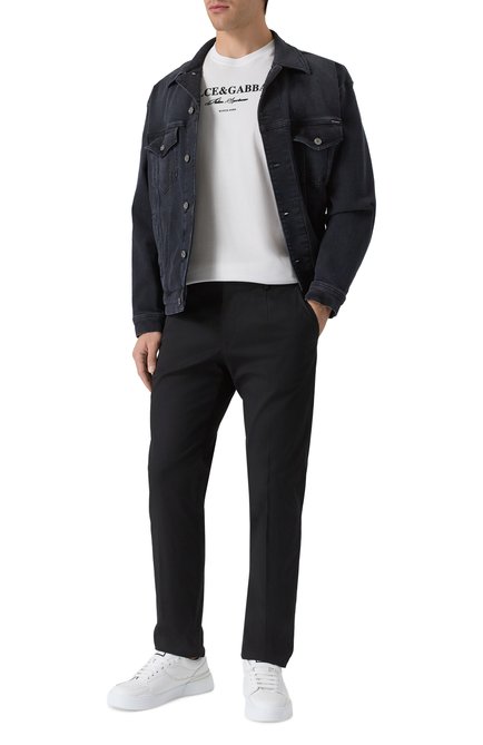Мужская хлопковая футболка DOLCE & GABBANA, арт. G8RN8T/G709Y