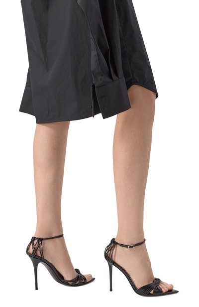 Кожаные босоножки intriigo knot 105 GIUSEPPE ZANOTTI DESIGN, арт. E500041, фото 3