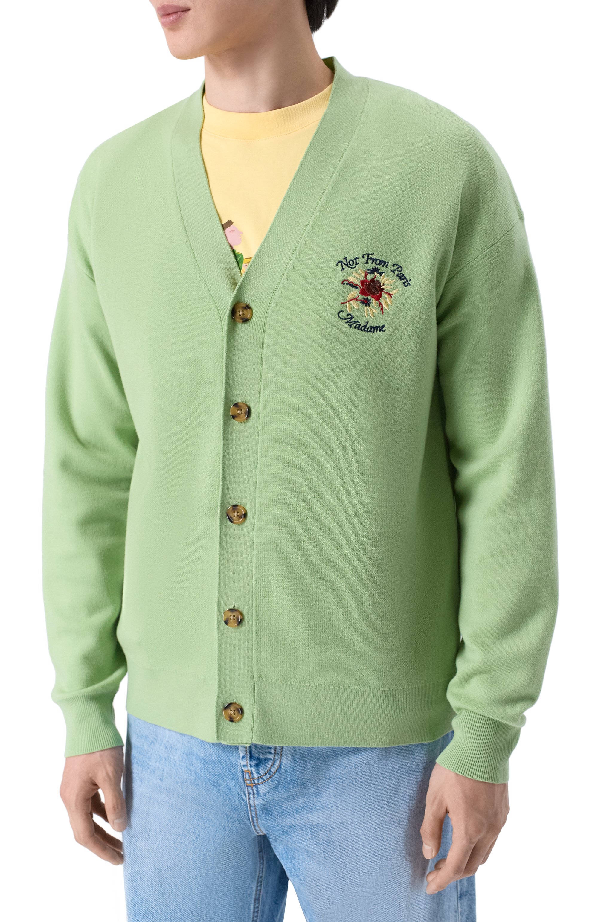 Шерстяной кардиган DROLE DE MONSIEUR, арт. J-CA166-W0007-0L, фото 3