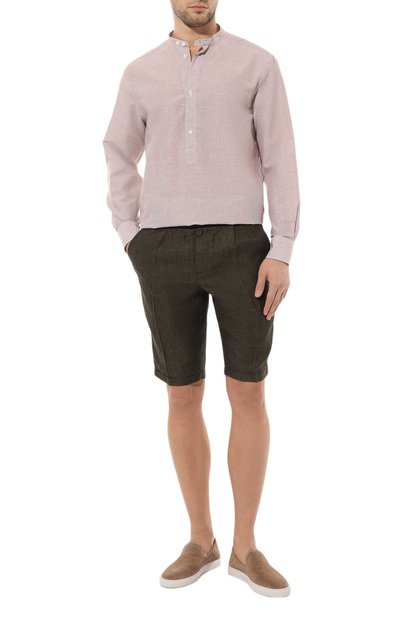 Льняные шорты CAPOBIANCO, арт. 14M852.LI00., фото 2