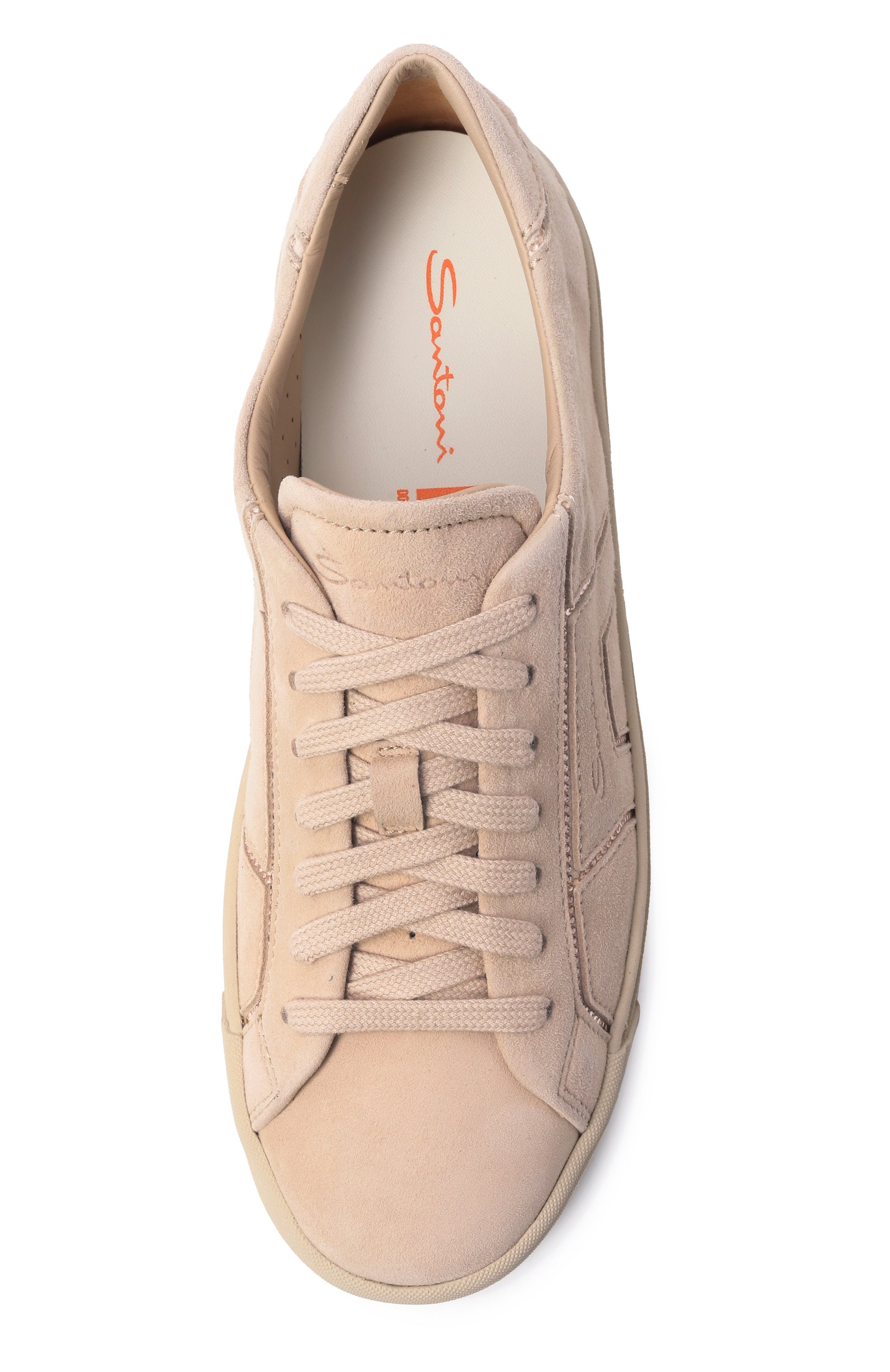 Замшевые кеды SANTONI, арт. WBGG61423NATTDTB, фото 6