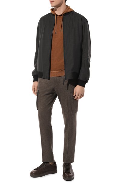Шерстяные брюки-карго CORNELIANI, арт. 924L14-3818801, фото 2