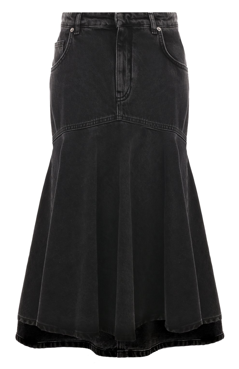 Джинсовая юбка PHILOSOPHY DI LORENZO SERAFINI черного цвета по цене 41850 руб., арт. A0101/5731, фото 1 Джинсовая юбка PHILOSOPHY DI LORENZO SERAFINI, арт. A0101/5731, фото 1