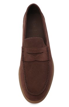 Замшевые пенни-лоферы BRUNELLO CUCINELLI, арт. MZUC0BB946, фото 1