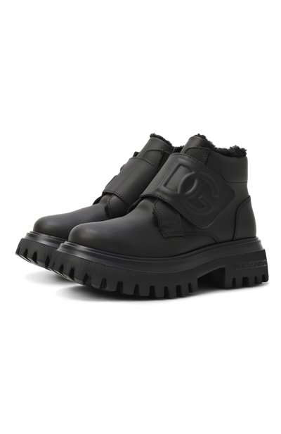 Кожаные ботинки DOLCE & GABBANA, арт. DA5230/A5660/27-36
