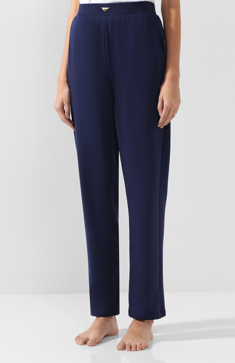 Хлопковые брюки с эластичным поясом EMPORIO ARMANI, арт. 163801/8A251, фото 3
