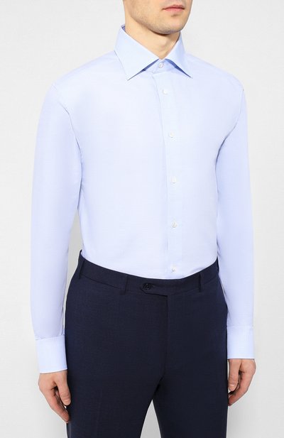 Хлопковая сорочка ZEGNA, арт. 701030/9RS0GS, фото 3