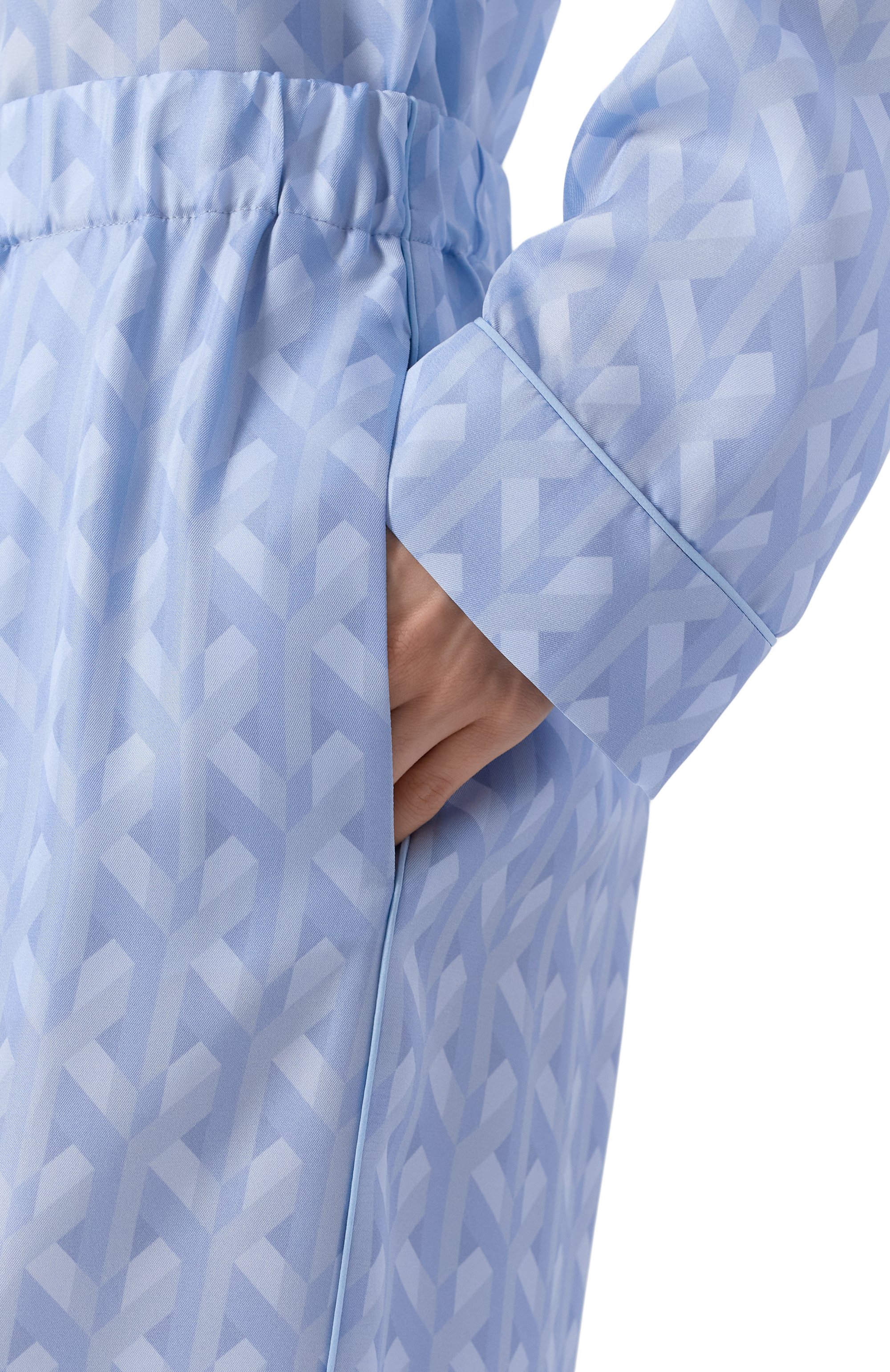 Шелковые брюки MVST, арт. M26.2PW.T012/F127 TWILL PRINT, фото 5
