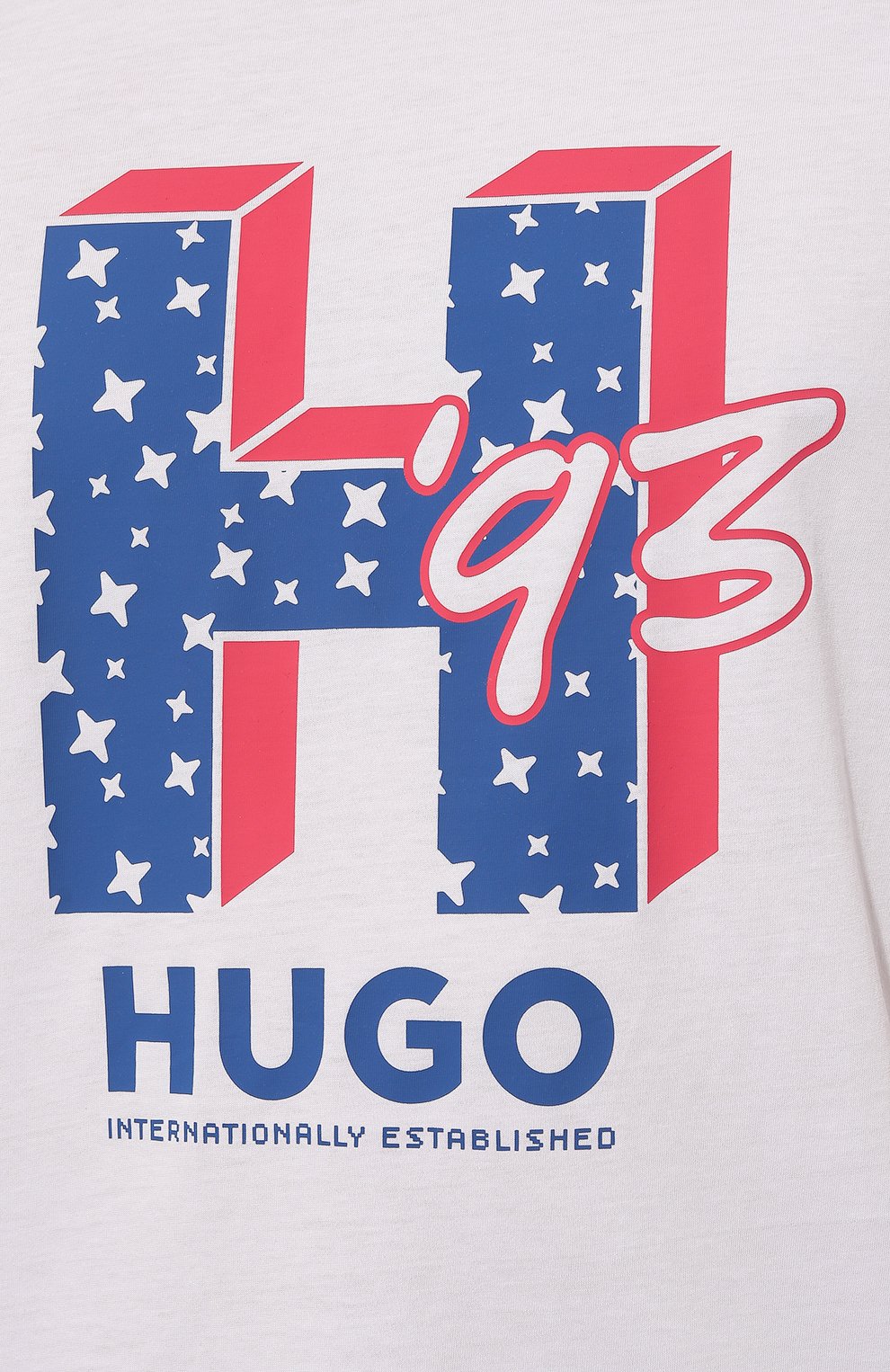 Хлопковая футболка HUGO, арт. 50513411, фото 5