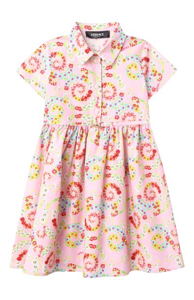Хлопковое платье VERSACE, арт. 1018604/1A13110
