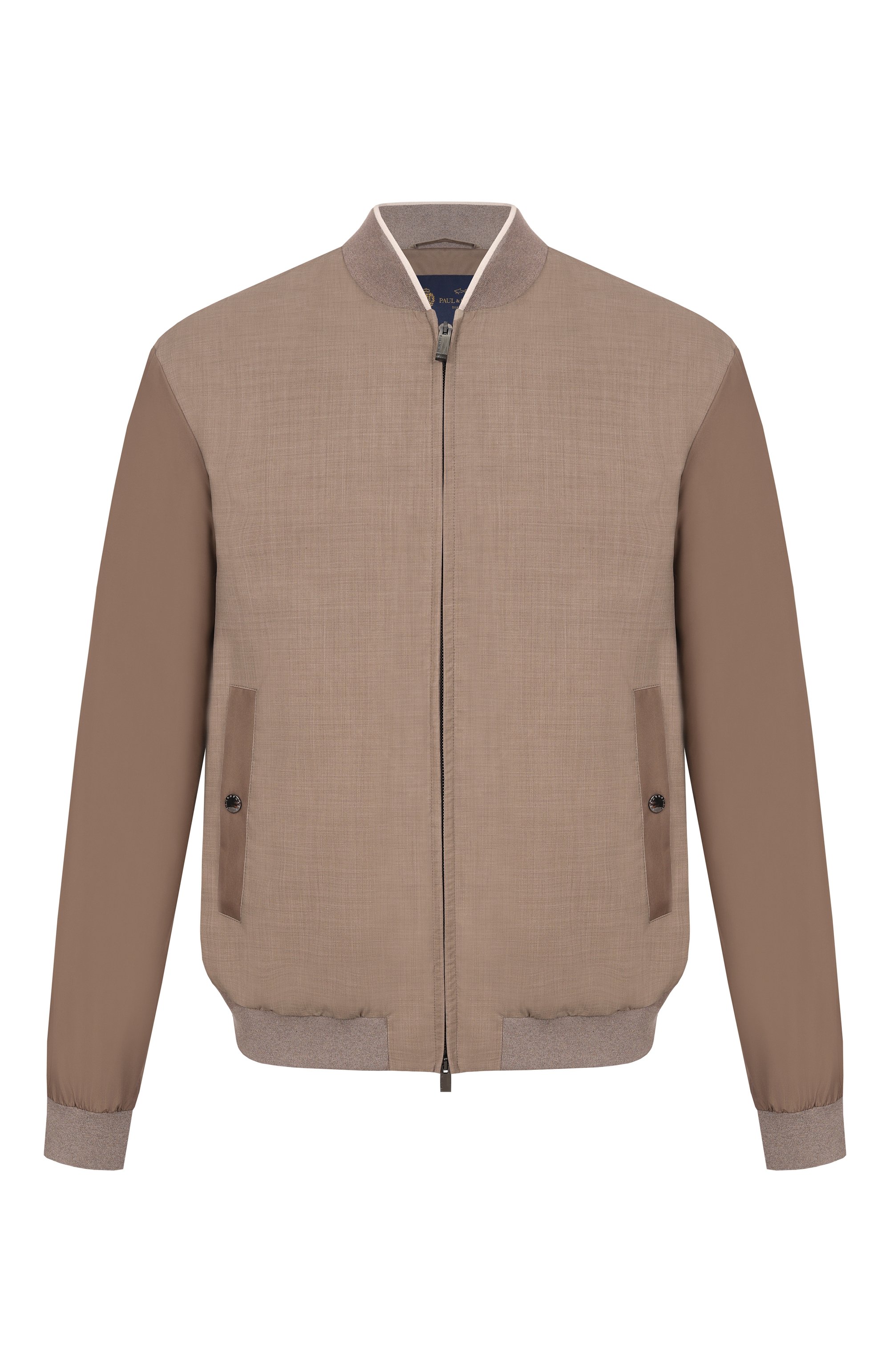 Бомбер из шерсти и шелка PAUL&SHARK, арт. 26412062_002, фото 1