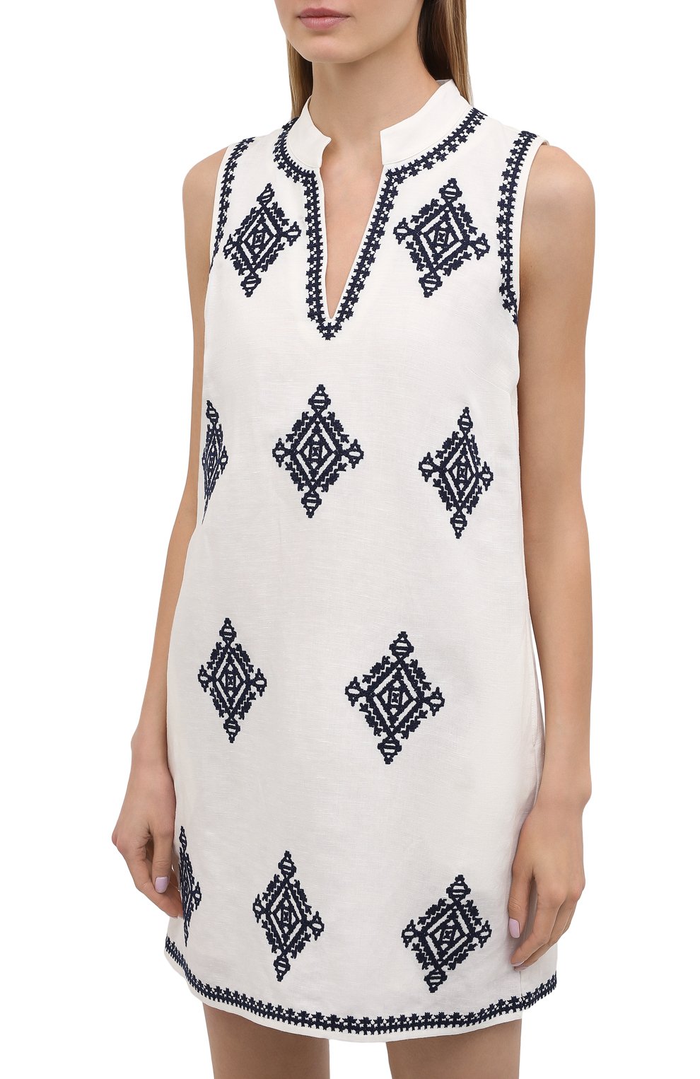Туника из льна и вискозы TORY BURCH, арт. 48705, фото 3