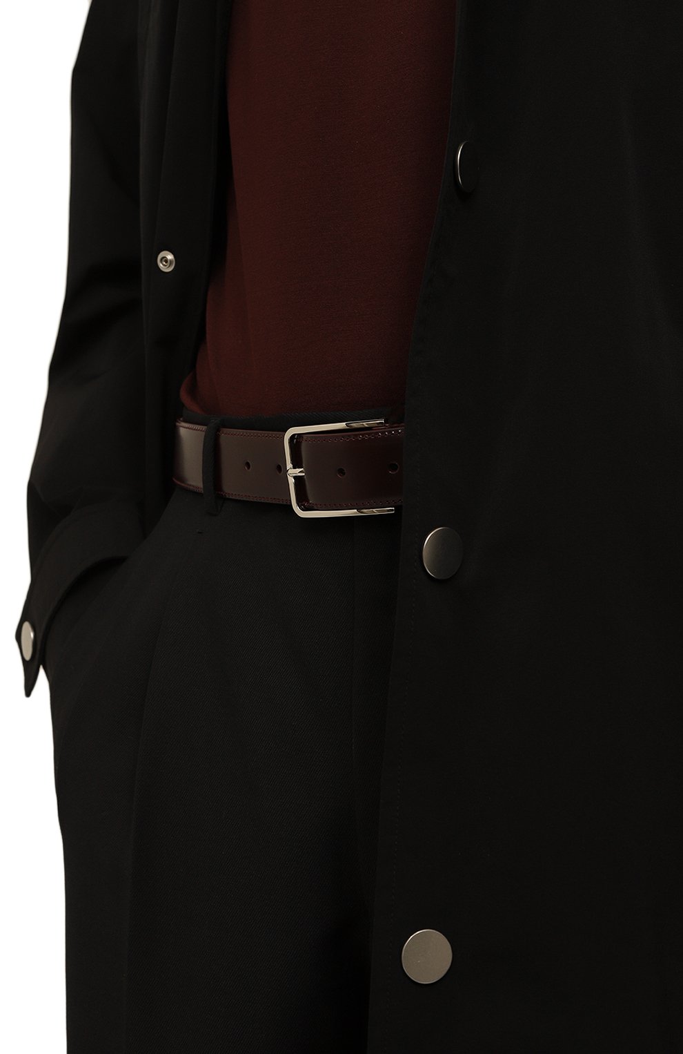 Кожаный ремень CORNELIANI, арт. 91V301-3120830, фото 2