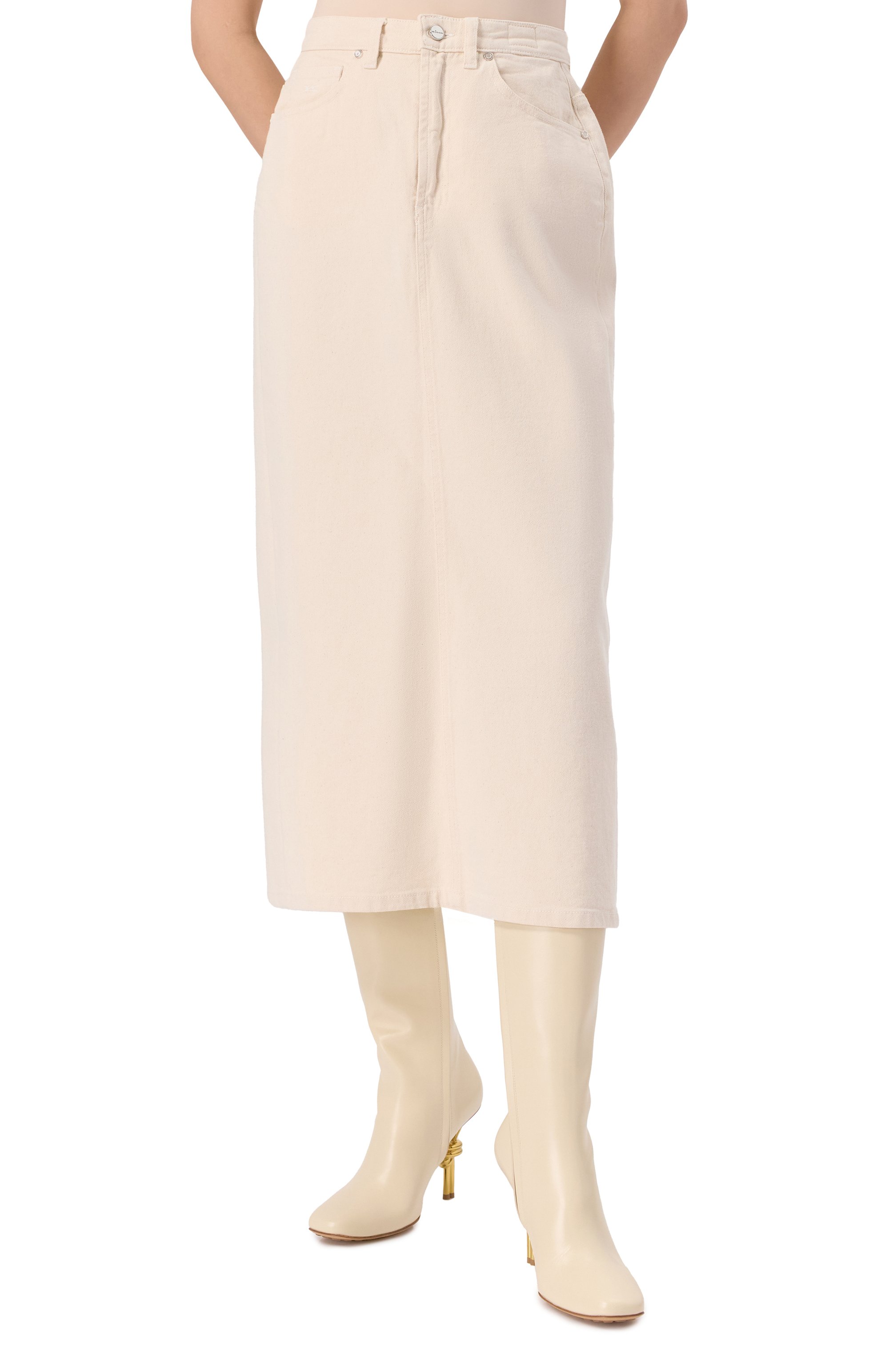 Джинсовая юбка KITON, арт. DJ59201K0928F04, фото 3