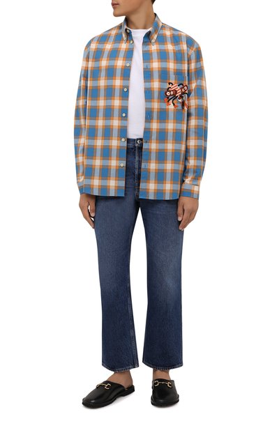 Хлопковая рубашка GUCCI, арт. 654884/ZAG0Q, фото 2