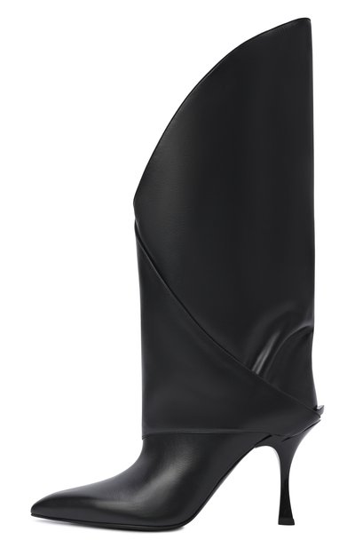 Кожаные сапоги twist 95 BALMAIN черного цвета по цене 187500 руб., арт. FN1TA144/LVIT, фото 4 Кожаные сапоги twist 95 BALMAIN, арт. FN1TA144/LVIT, фото 4