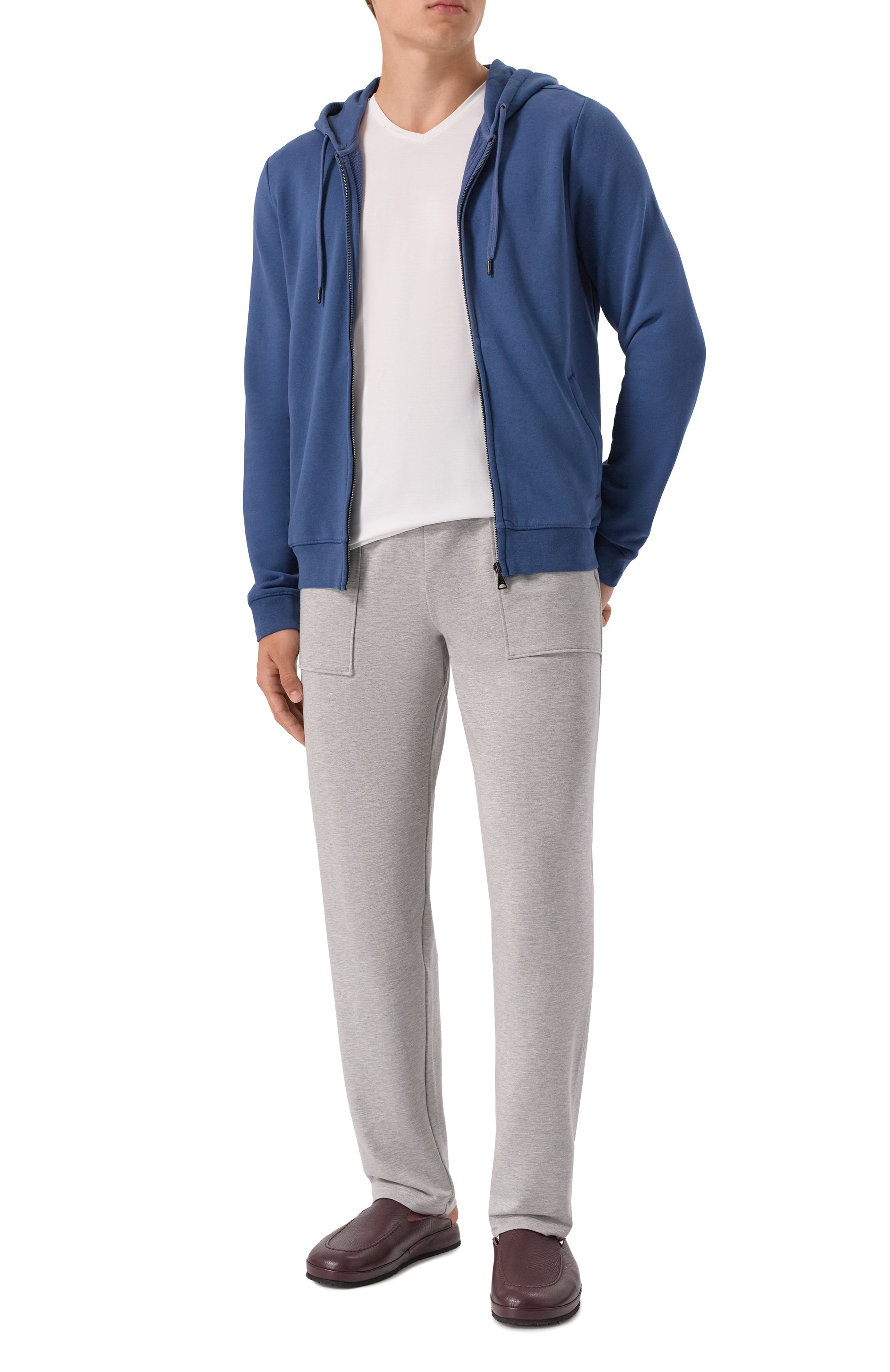 Хлопковая толстовка DEREK ROSE, арт. 3172/QUIN001, фото 2