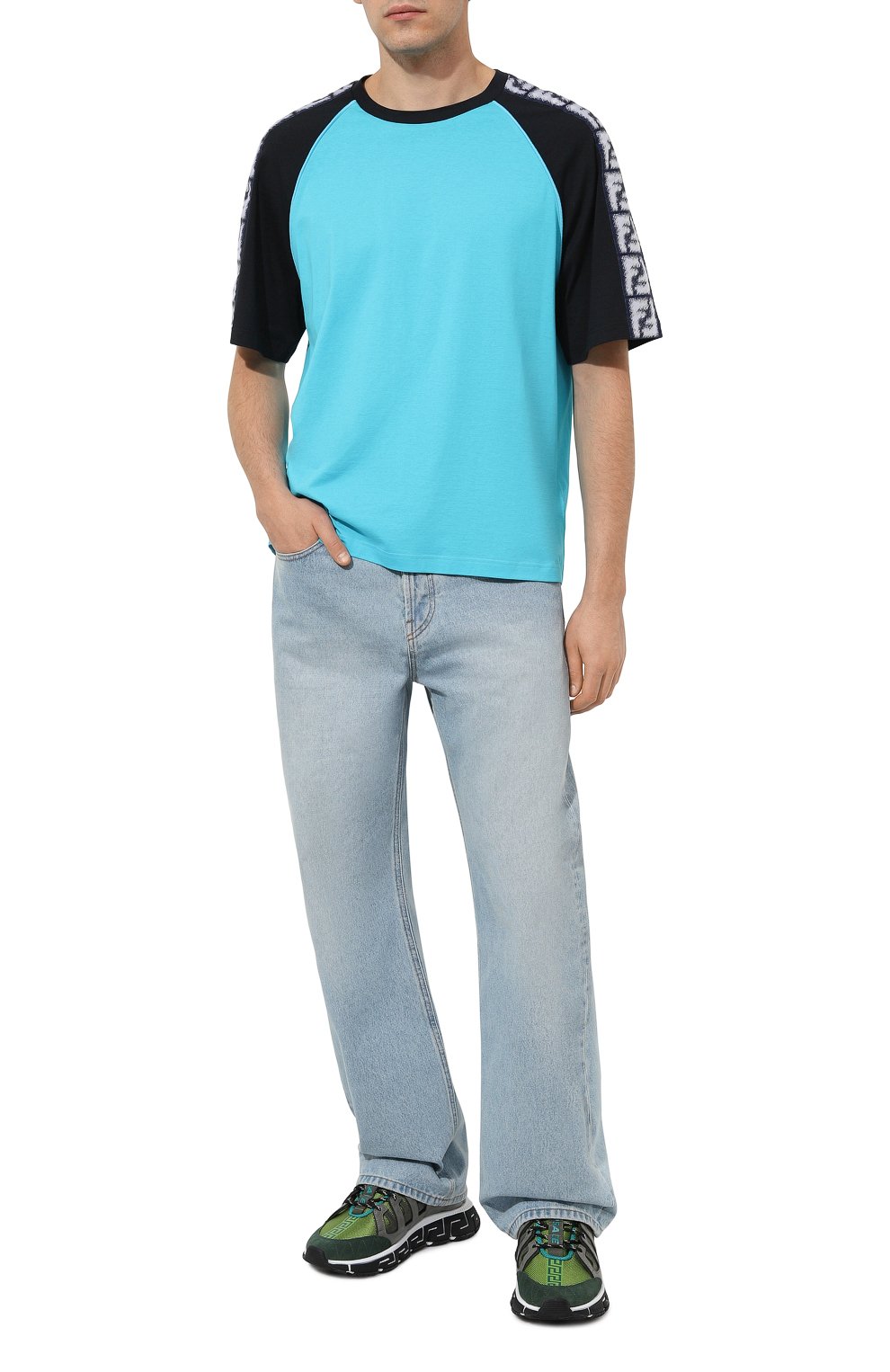 Комбинированные кроссовки trigreca VERSACE, арт. DSU8094/1A04984, фото 2