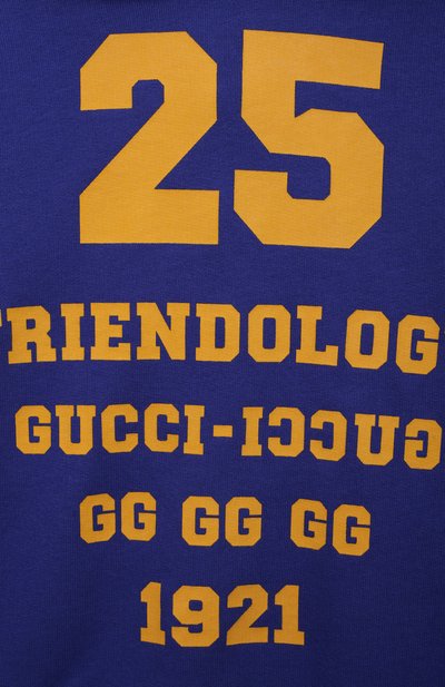 Хлопковое худи GUCCI, арт. 660769/XJDK8, фото 3