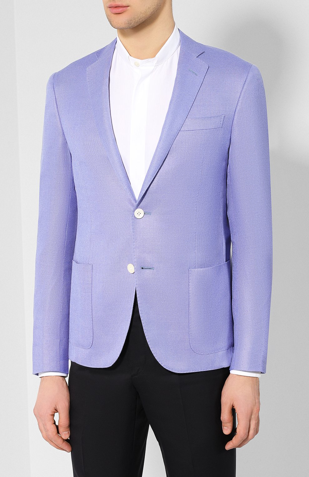 Пиджак из смеси шерсти и шелка CORNELIANI, арт. 83X294-9118280/90 Y1, фото 3