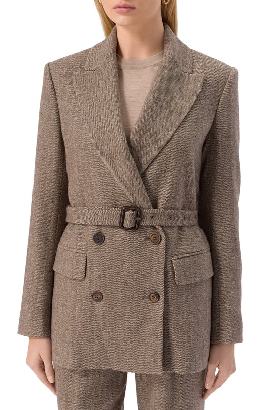 Шерстяной жакет Antonelli Firenze K3009P/897C Бежевый  K3009P/897C Фото 3