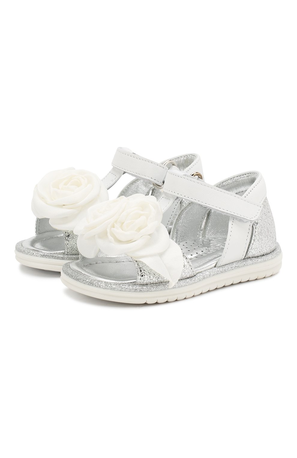 Кожаные босоножки MONNALISA, арт. 833004, фото 1