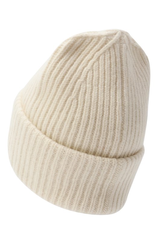 Шапка из шерсти и хлопка Parajumpers 25WPAHAHA32 Кремовый  25WPAHAHA32 Фото 3