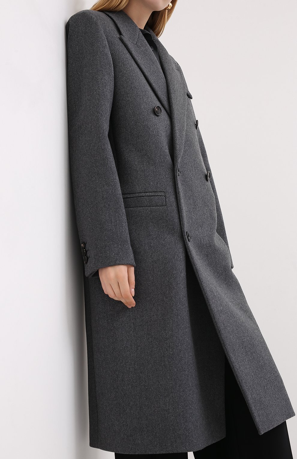 Шерстяное пальто BOTTEGA VENETA, арт. 628724/VKUU0, фото 3