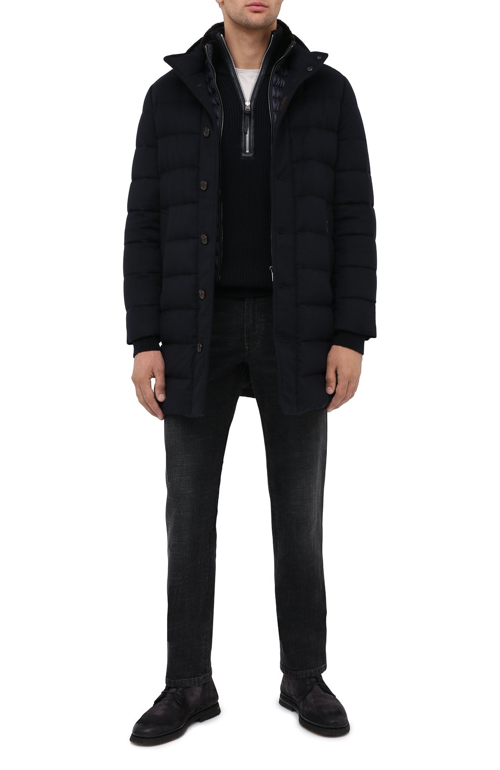 Замшевые ботинки ALEXANDER HOTTO темно-серого цвета по цене 44750 руб., арт. 58045/T0M/SENS0RY, фото 2 Замшевые ботинки ALEXANDER HOTTO, арт. 58045/T0M/SENS0RY, фото 2