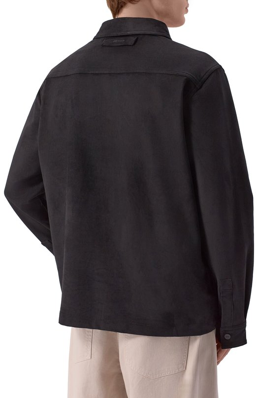 Куртка-рубашка HUGO 50555791 Чёрный  50555791 Фото 4