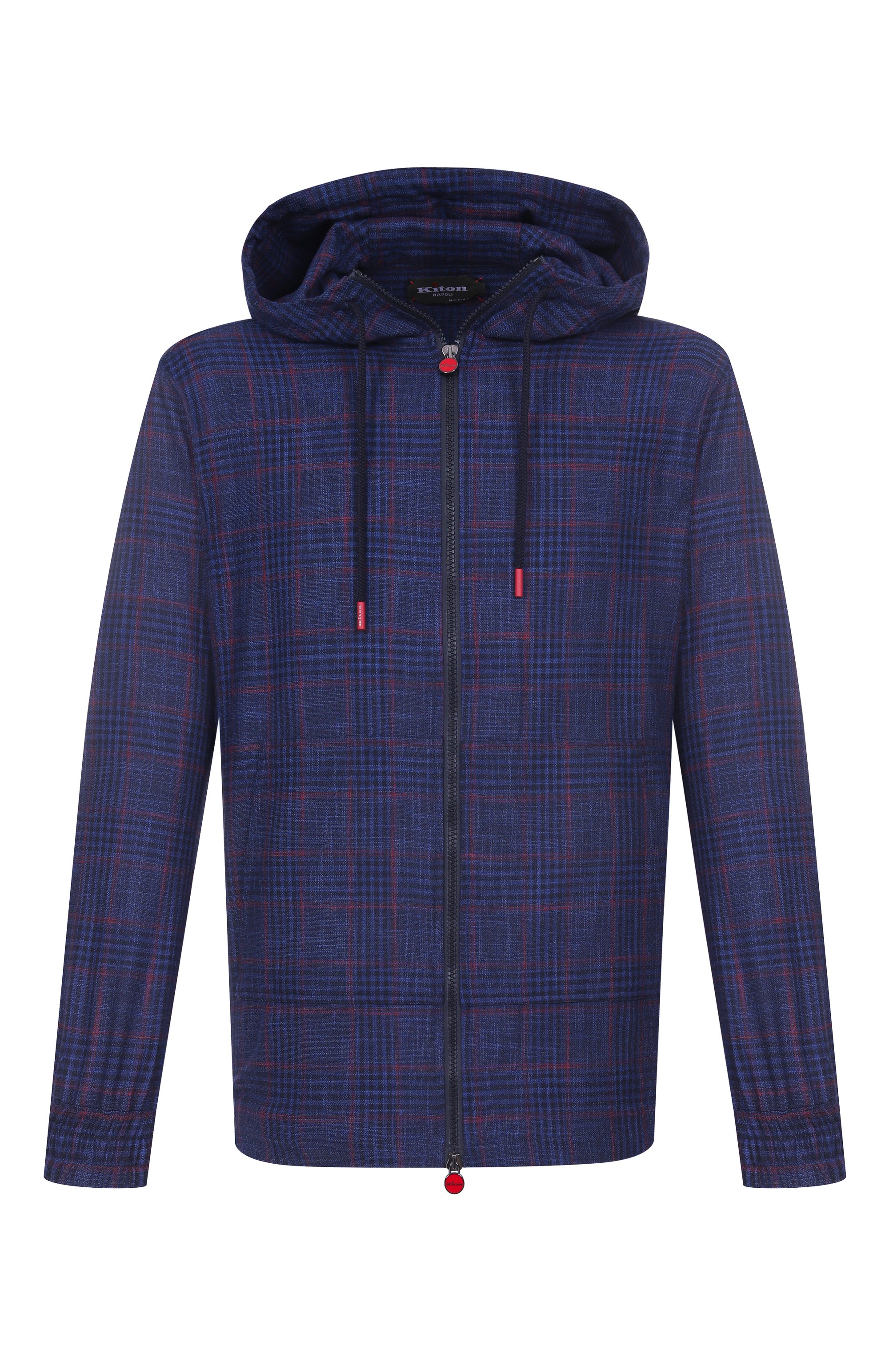 Рубашка из шерсти и шелка KITON, арт. UMC010K0616E14, фото 1