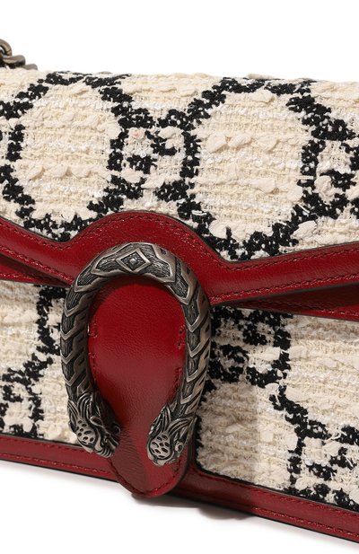 Сумка dionysus gg small GUCCI красного цвета по цене 285120 руб., арт. 400249 G32AN, фото 3 Сумка dionysus gg small GUCCI, арт. 400249 G32AN, фото 3